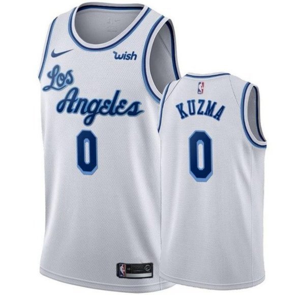 kyle kuzma white lakers jersey